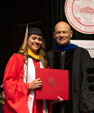 Headshot of Christel El Hayeck, MS, Health Informatics, concentration in Applied Data Analytics (MET’23)