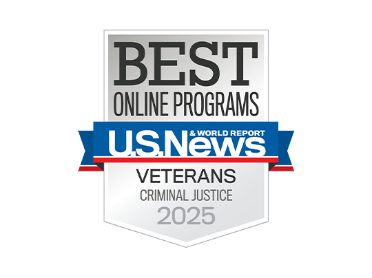 U.S. News & World Report Best Online Programs - Veterans - Criminal Justice 2025