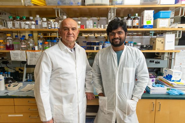Igor Kramnik (left) and Shivraj M. Yabaji