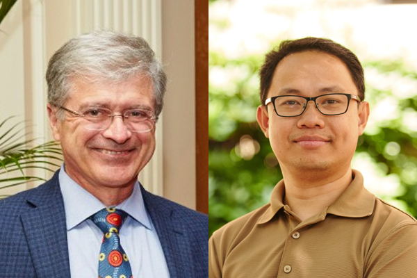 Anthony Janetos and Laurence Delina