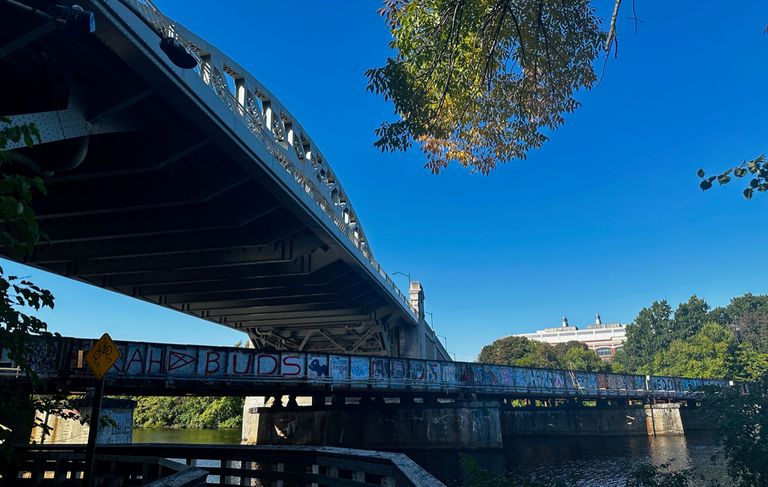 Underneath BU Bridge
