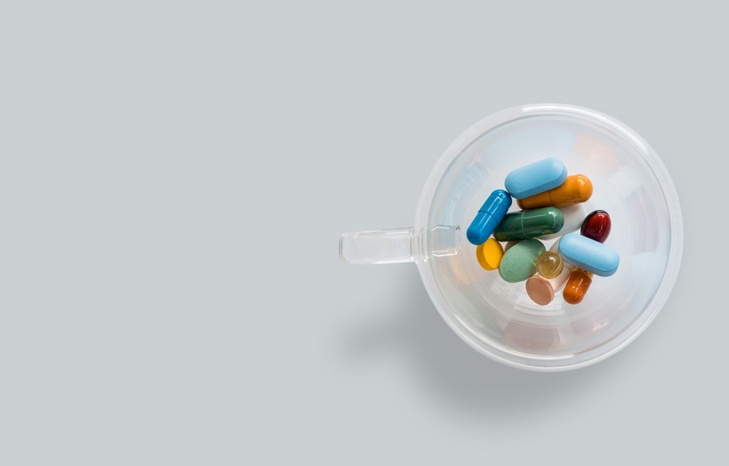 Cup of pills