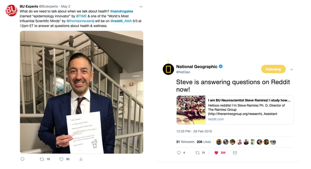 Twitter AMA promo