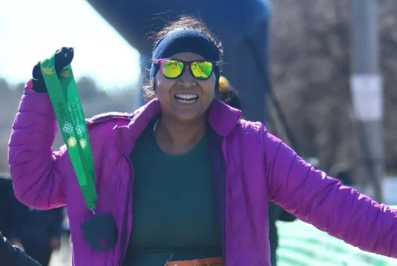 Sanjana Chandak, OMBA’ 24, Trains for the 129th Boston Marathon