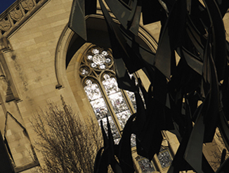 Marsh Chapel. Links to Graduate Admissions Page