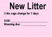 New Litter Card (pink)