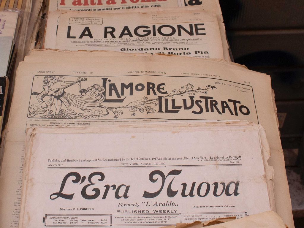 Photo of Italian Newspapers