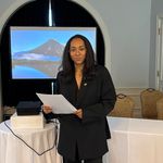 Photo of Karina Sembe at Conference