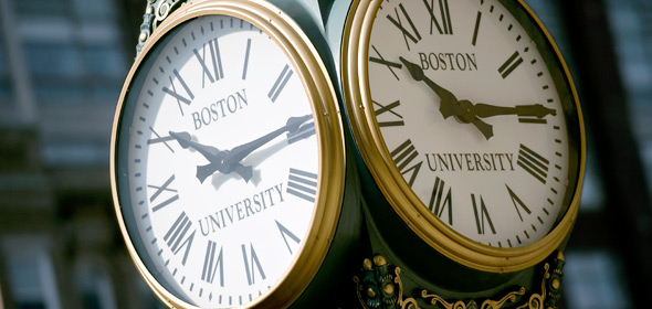 Boston University Clock Banner