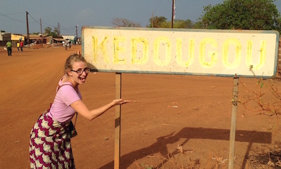Laurie Ohlstein in Kedoughou Senegal
