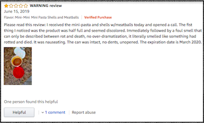 Amazon customer reviews