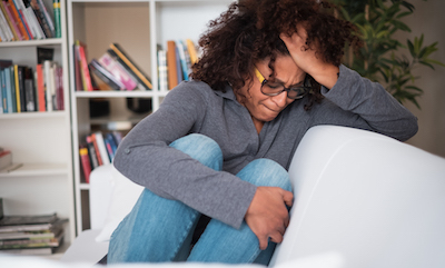 Woman in crisis