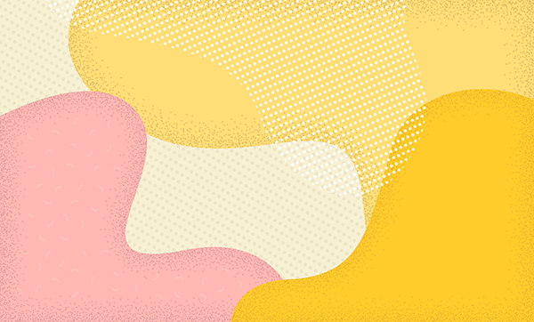 Activist Lab Impact Grant-abstract yellow and pink organic shapes