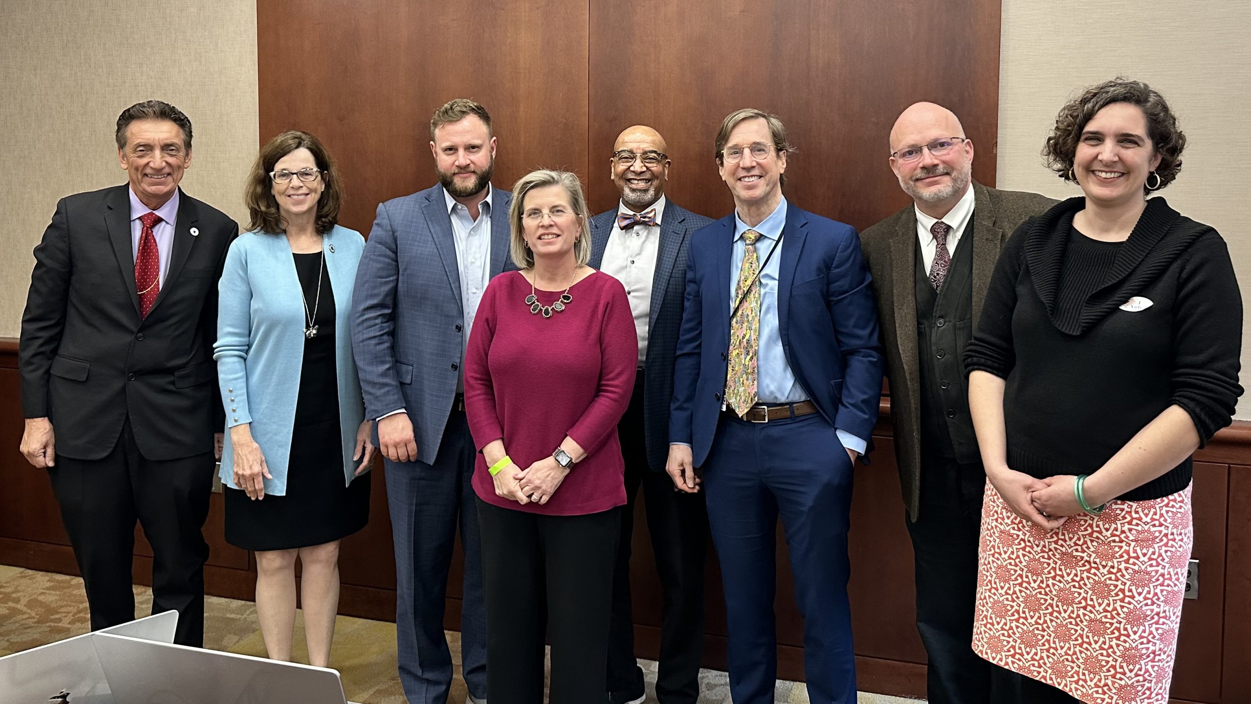 Faculty at joint committee session