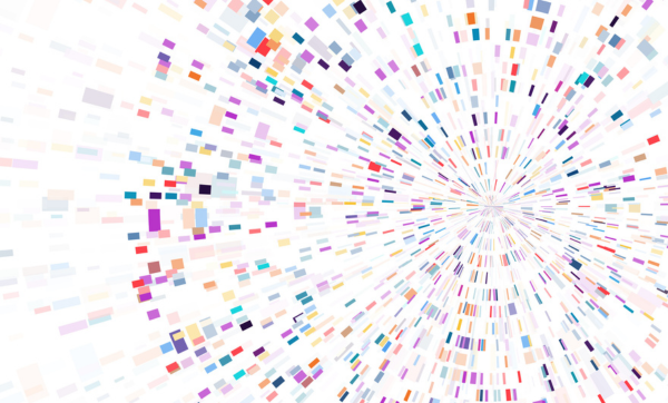 Dna test infographic. Genome sequence map.