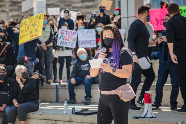 young-asian-american-gives-speech-at-stop-asian-hate-rally