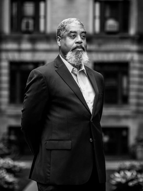 a black and white photo of Prof. Phillipe Copeland