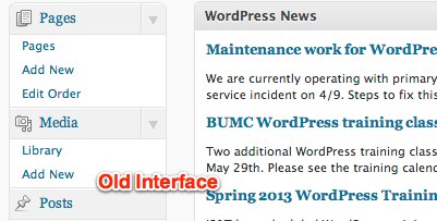 Dashboard ‹ WordPress Training — WordPress