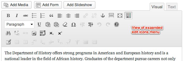 Edit Page ‹ WordPress Training — WordPress-1
