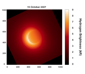 Simulation of the Martian corona