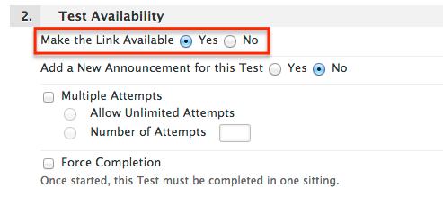 Link Availability