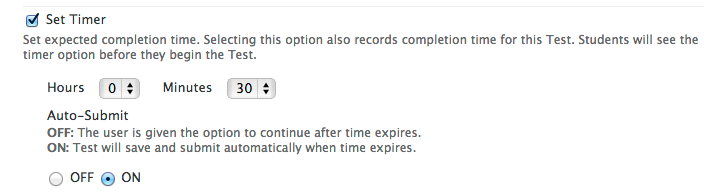 set Timer