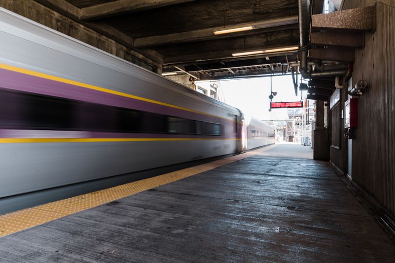 MBTA commuter rail train