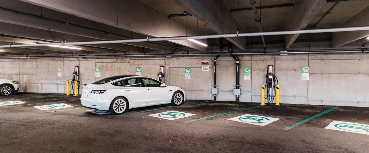 Electric vehicle parking
