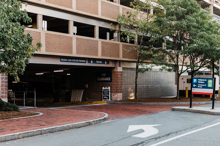 710 Albany St garage entrance