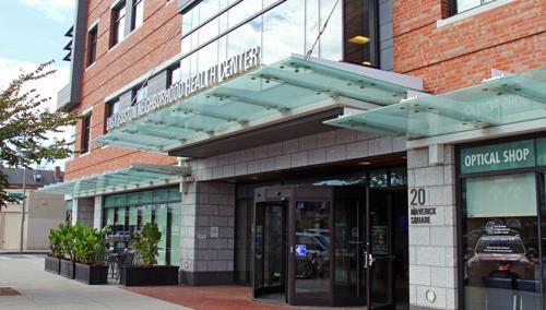 Front of East Boston Neighborhood Health Center