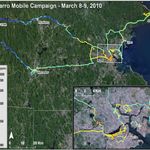 March 9, 2010 - Successful mobile CO2 measurement campaign