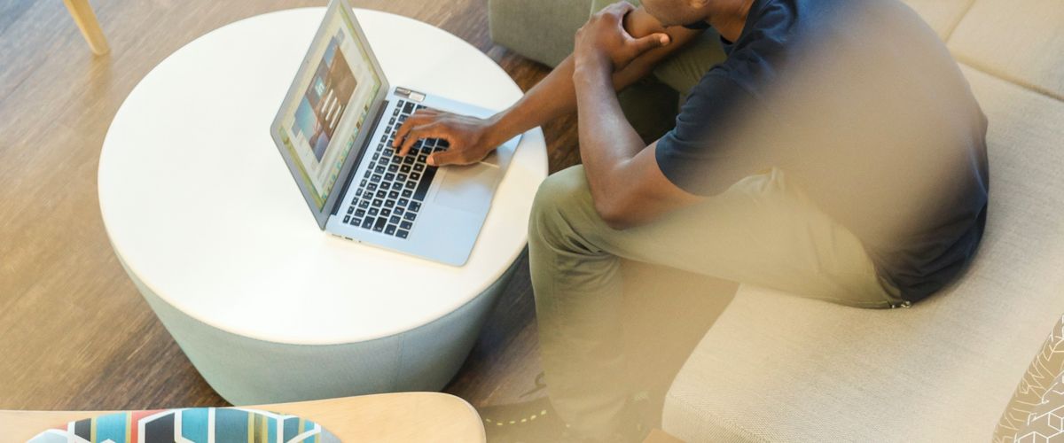 Student on Computer