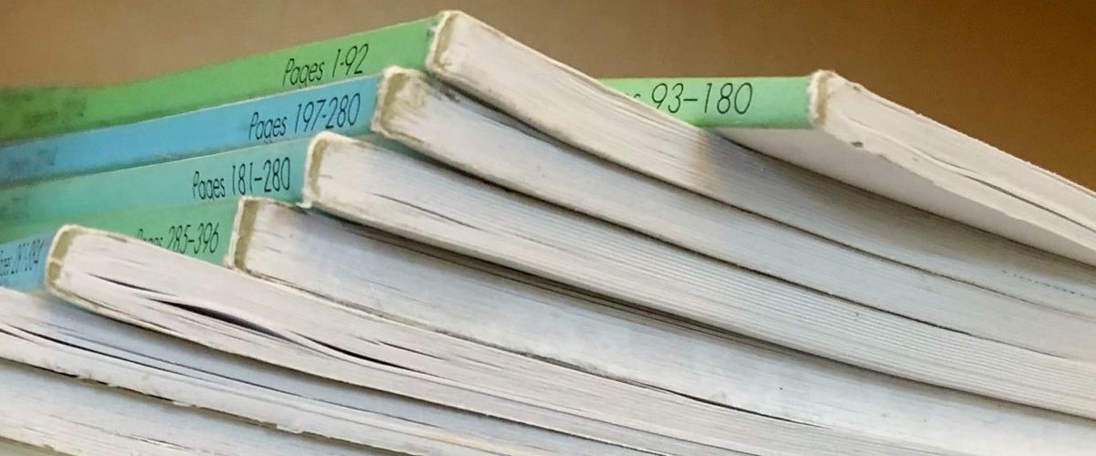 Stack of journals
