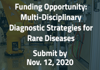 Funding Opportunity: Multi-Disciplinary Diagnostic Strategies for Rare Diseases Submit applications by November 12, 2020