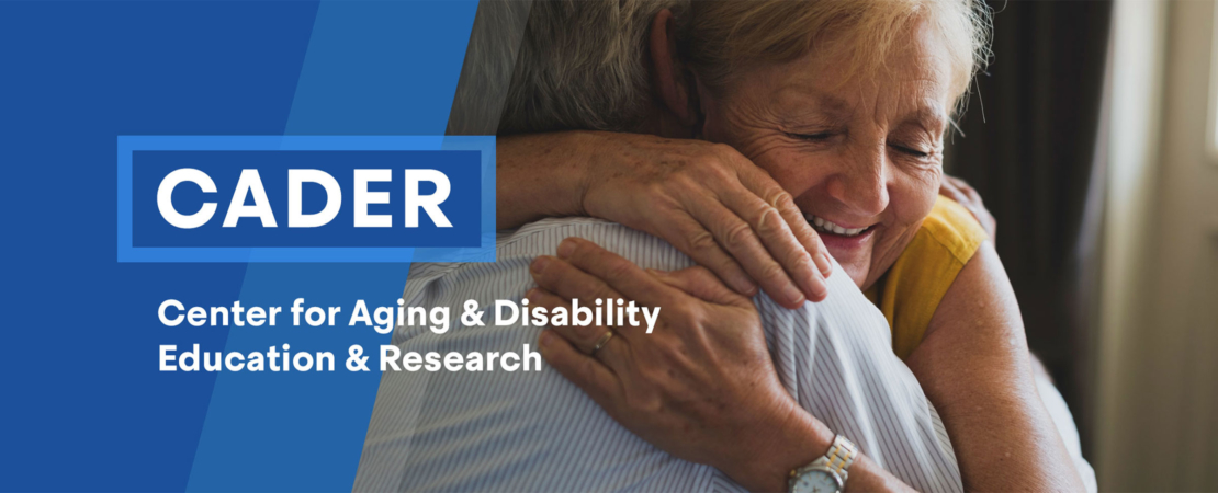 CADER Logo with hugging couple