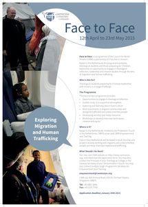Poster - CWM Face to Face (The Netherlands) 2015