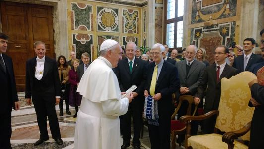 Audience with the pope
