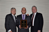 (l-r) Dean Hutter, Dr. Bendayan, and Dr. Morgano