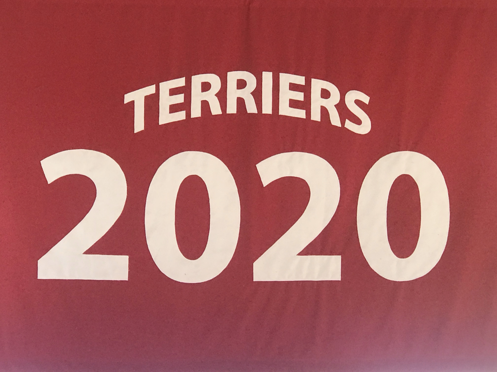 The George Sherman Union Class of 2020 red banner