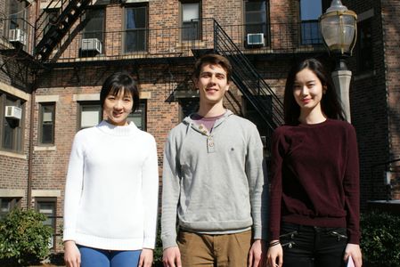 (L-R: Dan Zhu, Malcolm Kapuza, Sirui Feng)