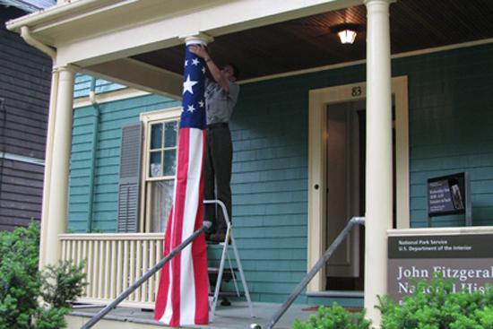 JFK Birth house in Brookline, Massachusetts