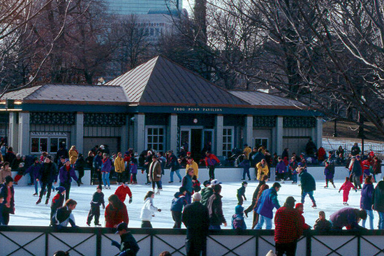 Boston Common Frog Pond ice-skating