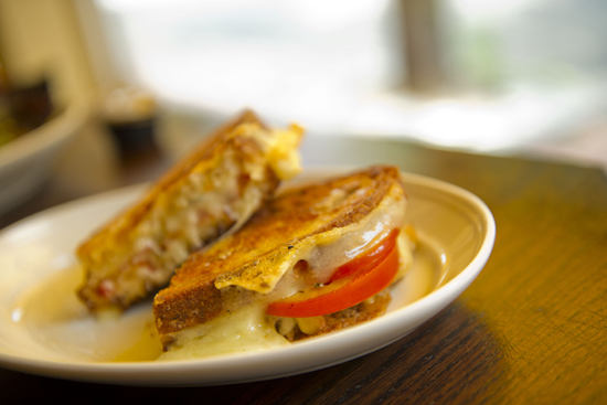 South End Buttery, Gourmet Grilled Cheese Sandwich grilled cheese at South End Buttery, places to eat lunch in Boston, BU MED campus, cafe sandwiches