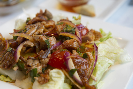 Bangkok Blue, duck salad Boston University BU, campus lunch spots, thai food Copley Square Boylston Street, Bangkok Blue Thai Restaurant