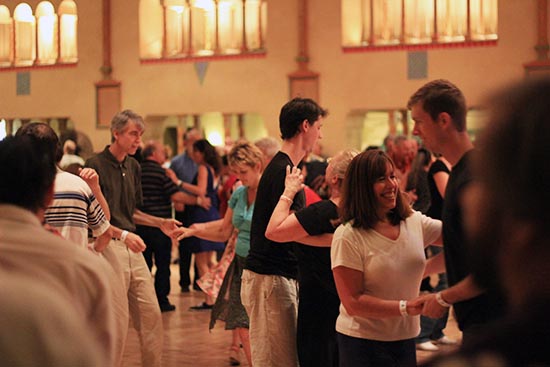 Swing dancing