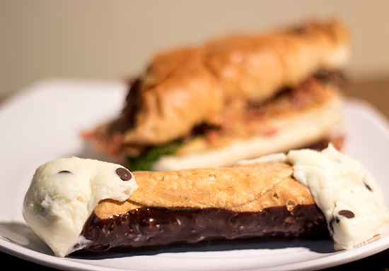 In addition to its signature sandwiches, Wan's Al's Deli on Brighton Ave. in Allston, MA, serves homemade cannolis.
