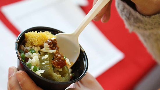 The Great Boston Chili Bowl, open to those 21 and older, is Saturday, March 5, from noon to 3:30 p.m. in the Tech Square Atrium, 100 Technology Square, Cambridge. Photo courtesy of The Great Boston Chili Bowl