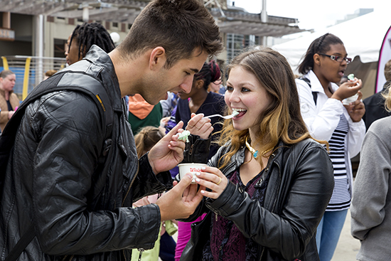 Jimmy Fund Scooper Bowl, 2015, at City Hall Plaza in Boston.