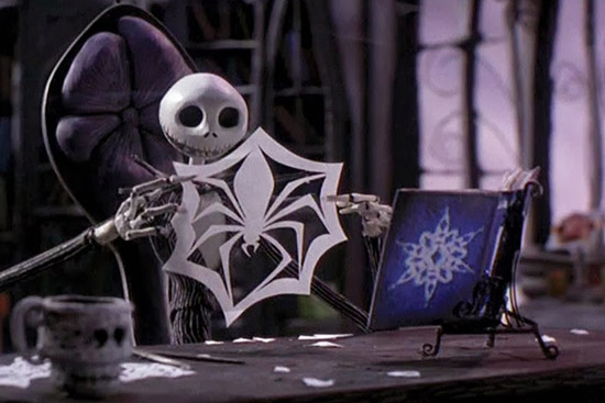 Scene from the movie Nightmare Before Christmas