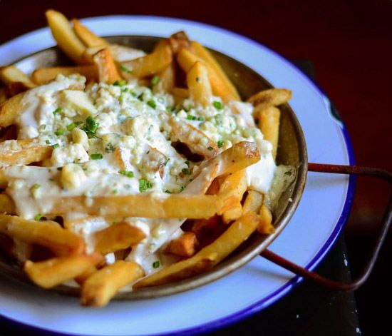 Deep Ellum Truffle gorgonzola fries